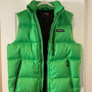 RLX Ralph Lauren Green Down Vest